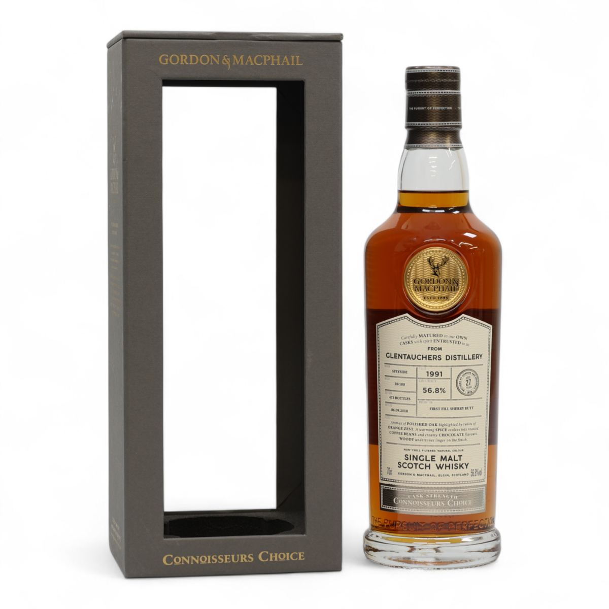 Glentauchers - 27 Year Old 1991 - Gordon & MacPhail Connoisseurs Choice