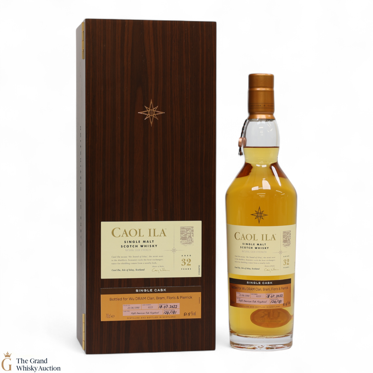 Caol Ila - 32 Year Old 1990 - Single Cask #6223 - Casks of Distinction Wu Dram Clan