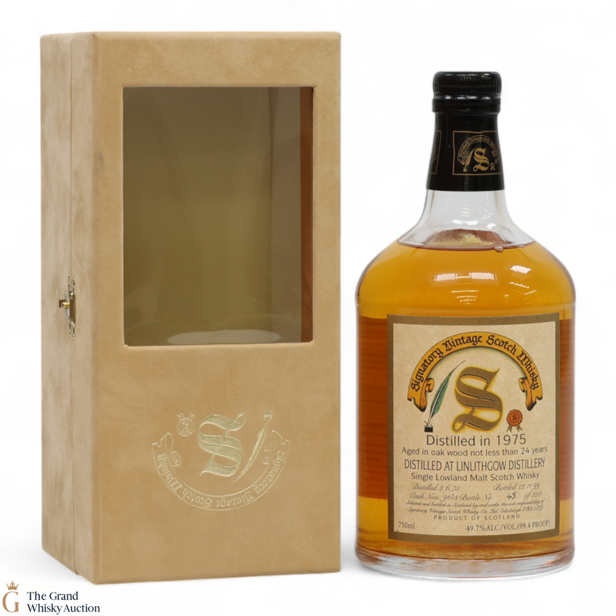 Linlithgow - 24 Year Old 1975 - #9613 Signatory Vintage (75cl)