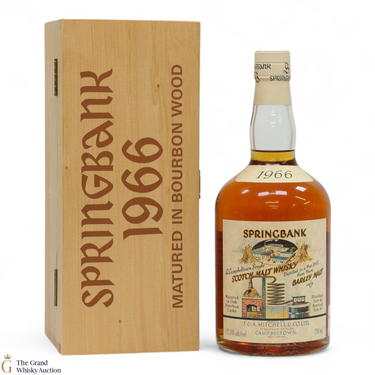 Springbank - 31 Year Old 1966 - Bourbon Cask #481 Local Barley 55.1% (75cl)