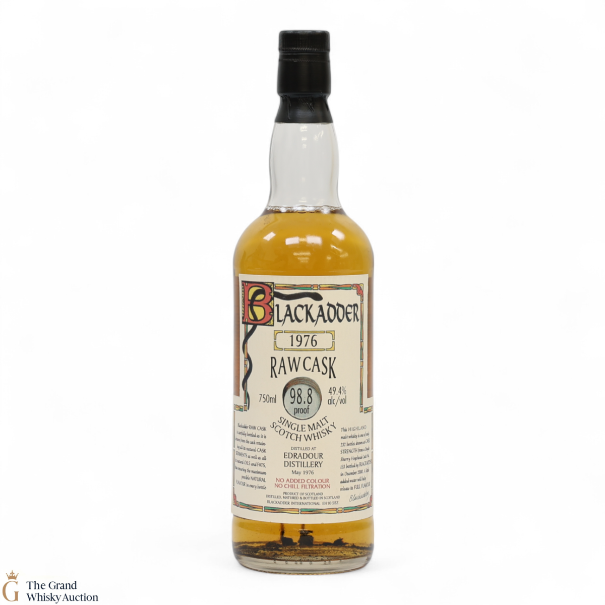 Edradour - 24 Year Old 1976 - Raw Cask #153 - Blackadder (75cl)