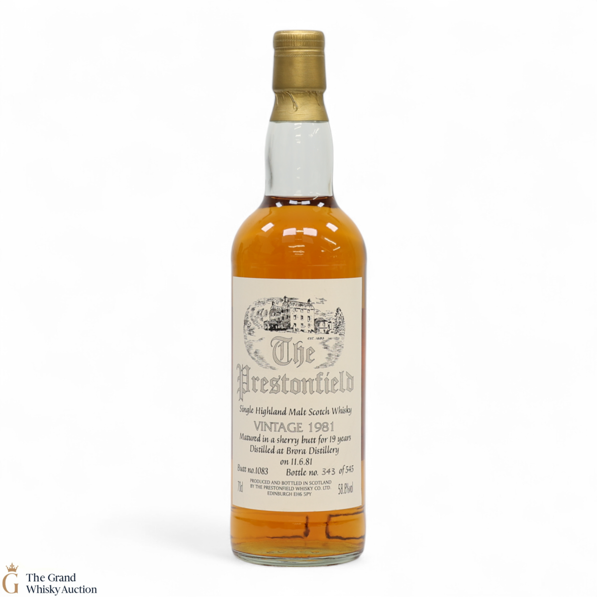 Brora - 19 Year Old 1981 - The Prestonfield