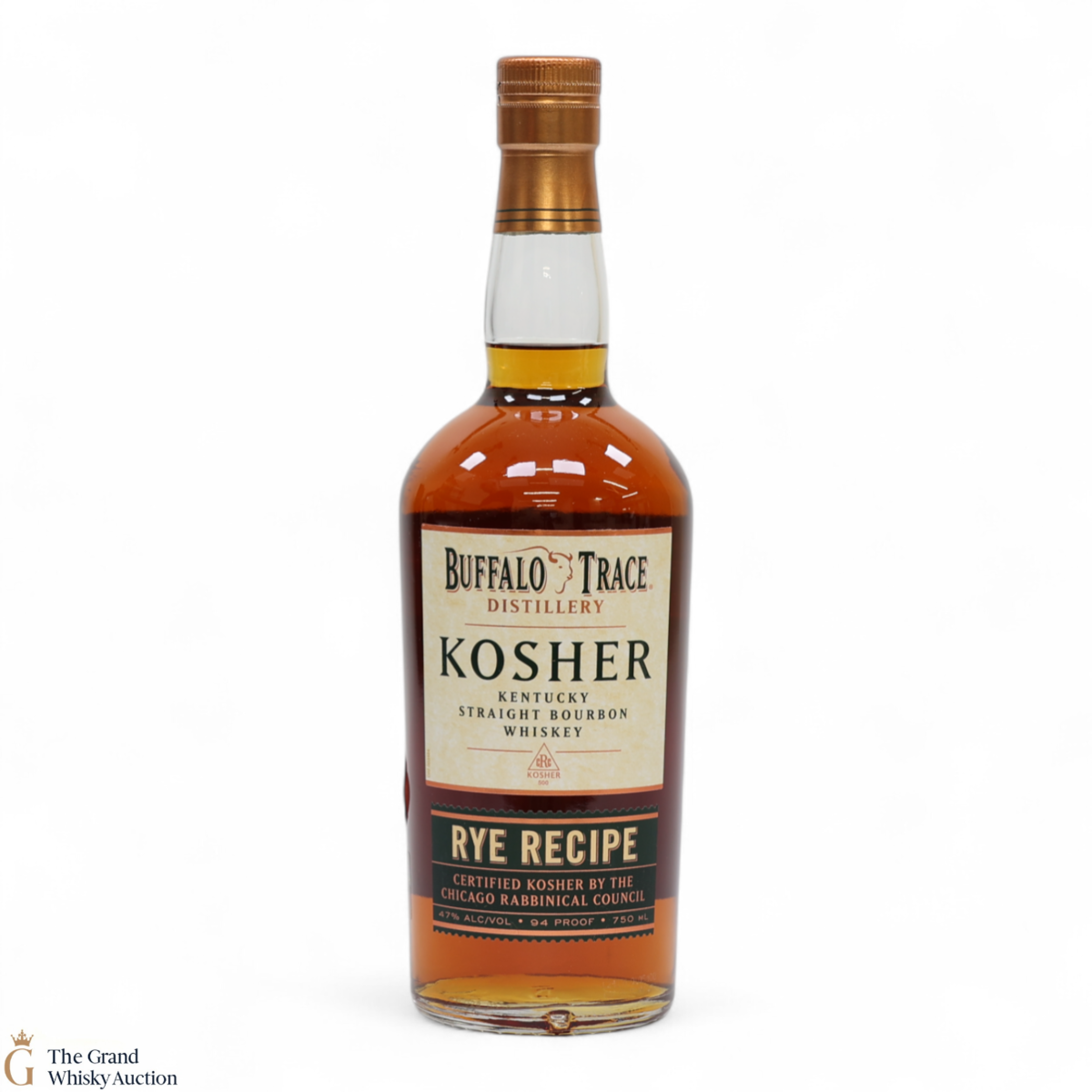 Buffalo Trace - Kosher Straight Rye Recipe 94 Proof (75cl)