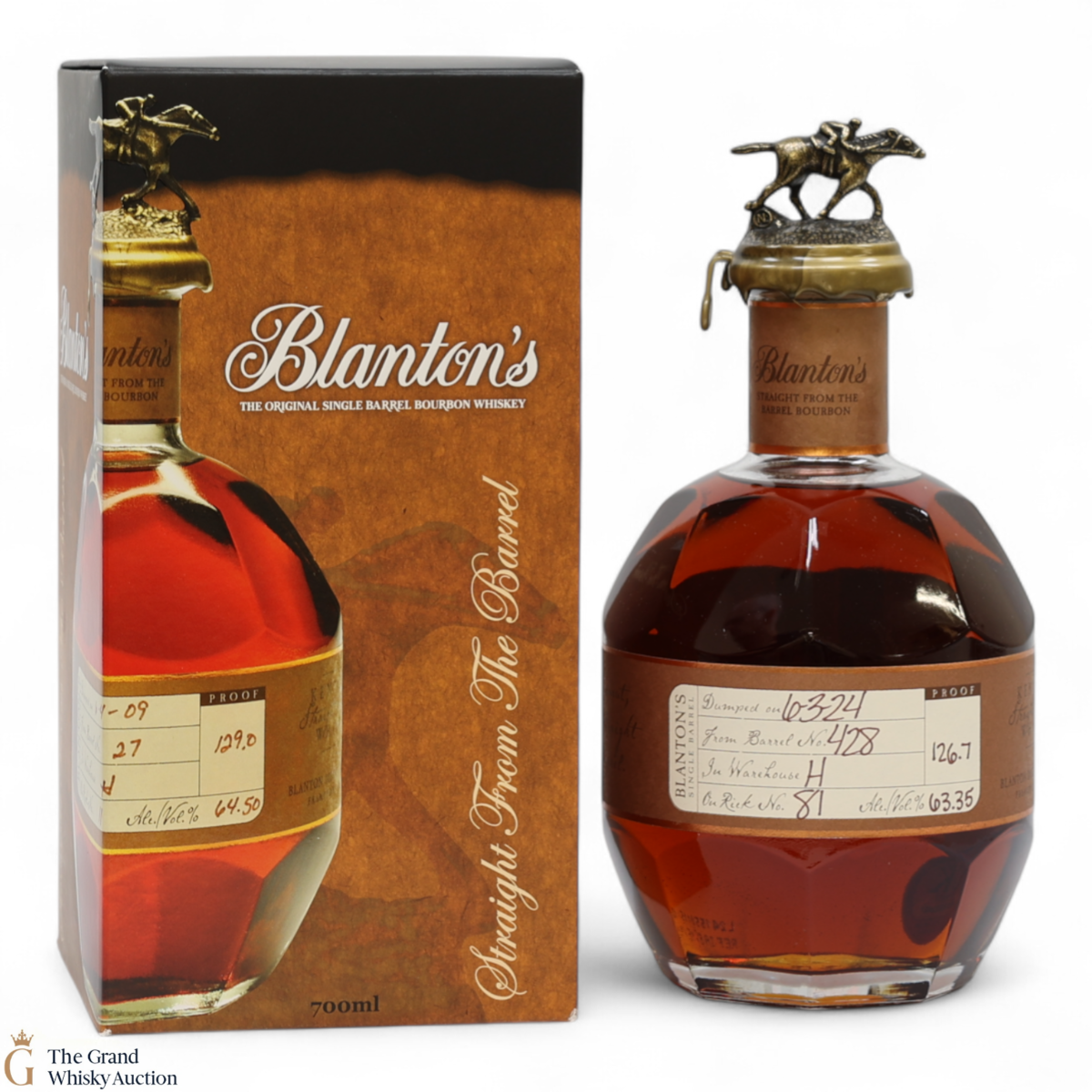 Blanton's - Straight From The Barrel - Cask Strength (63.35% ABV)
