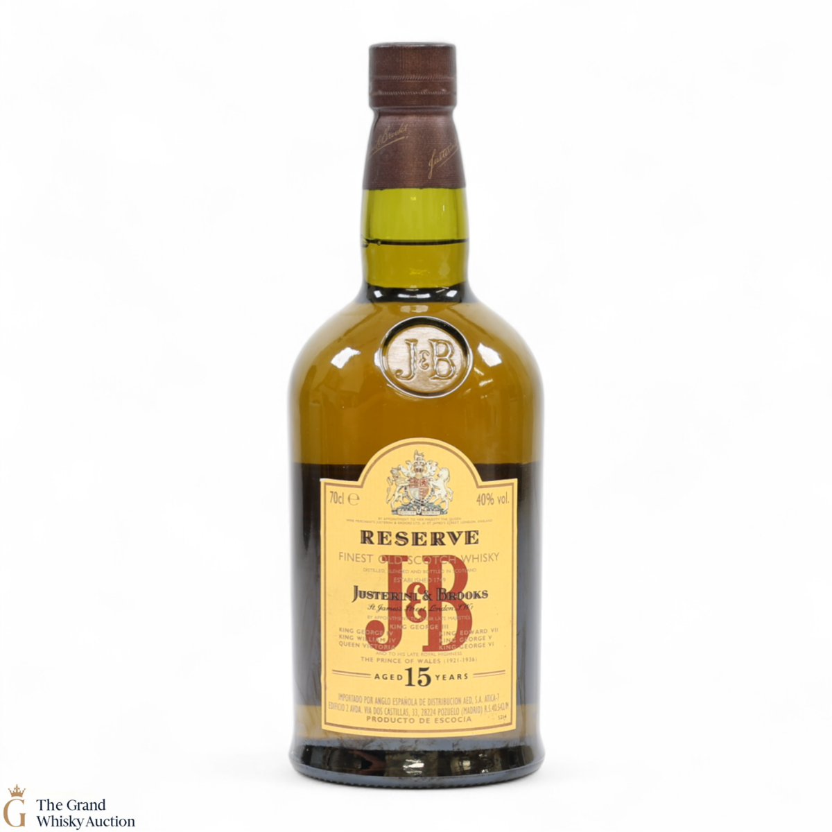 J&B - 15 Year Old - Reserve Blended Whisky