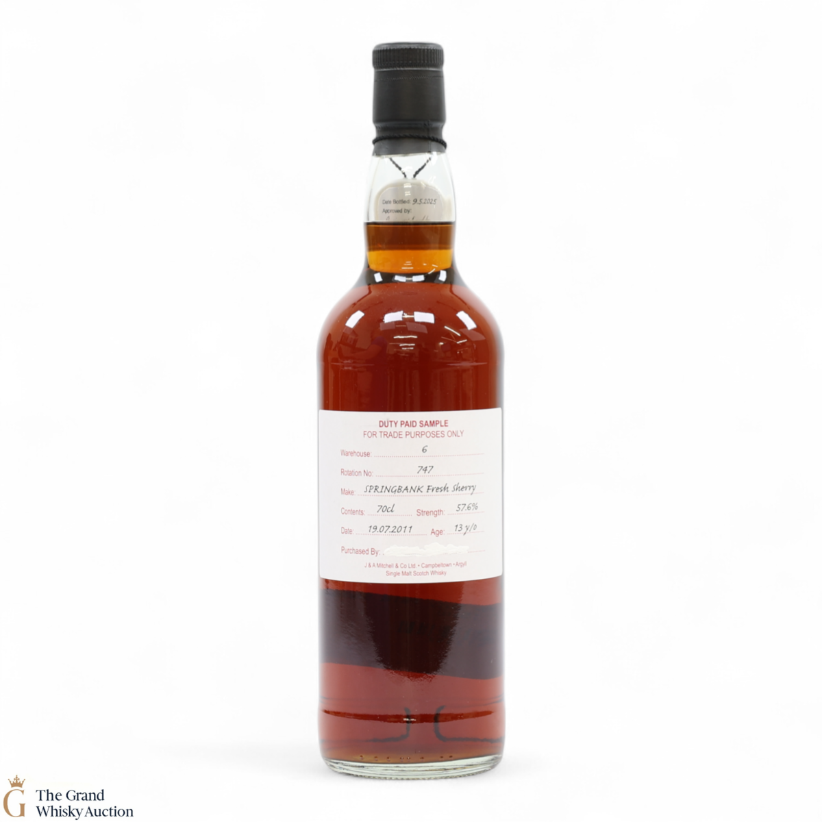 Springbank - 13 Year Old 2011 - Fresh Sherry - Duty Paid Sample 57.6%