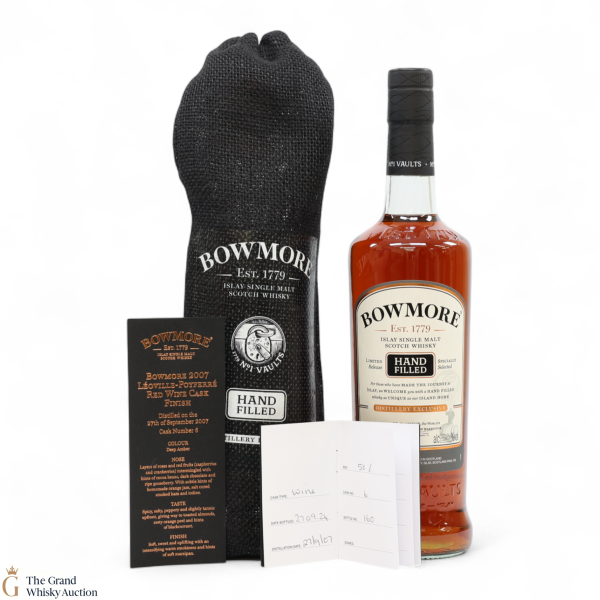 Bowmore - 17 Year Old 2007 - Celebratory Hand Fill Bottle - 50 Years of Bowmore Distillery