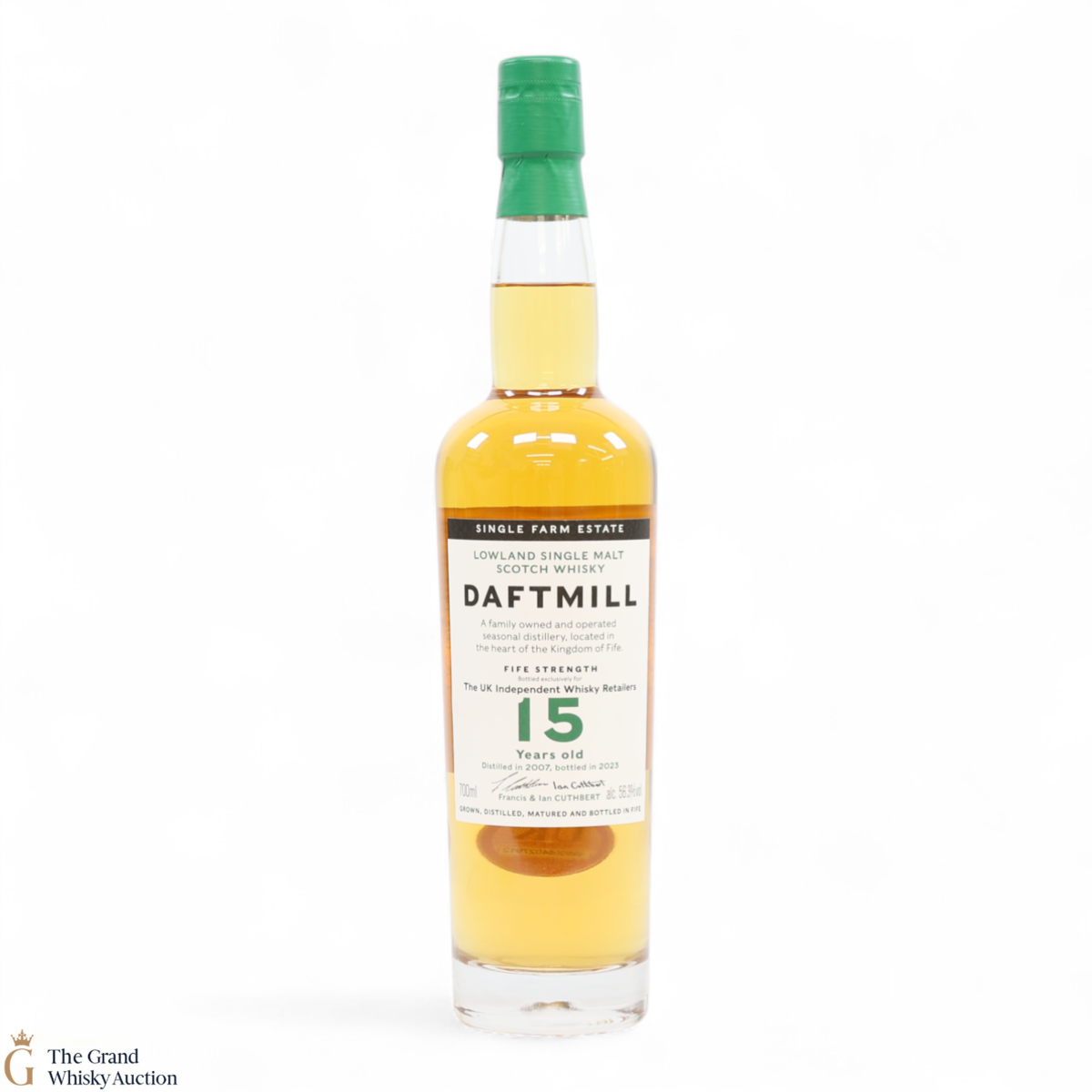 Daftmill - 15 Year Old 2007 - Fife Strength 2023 - UK Independent Whisky Retailers