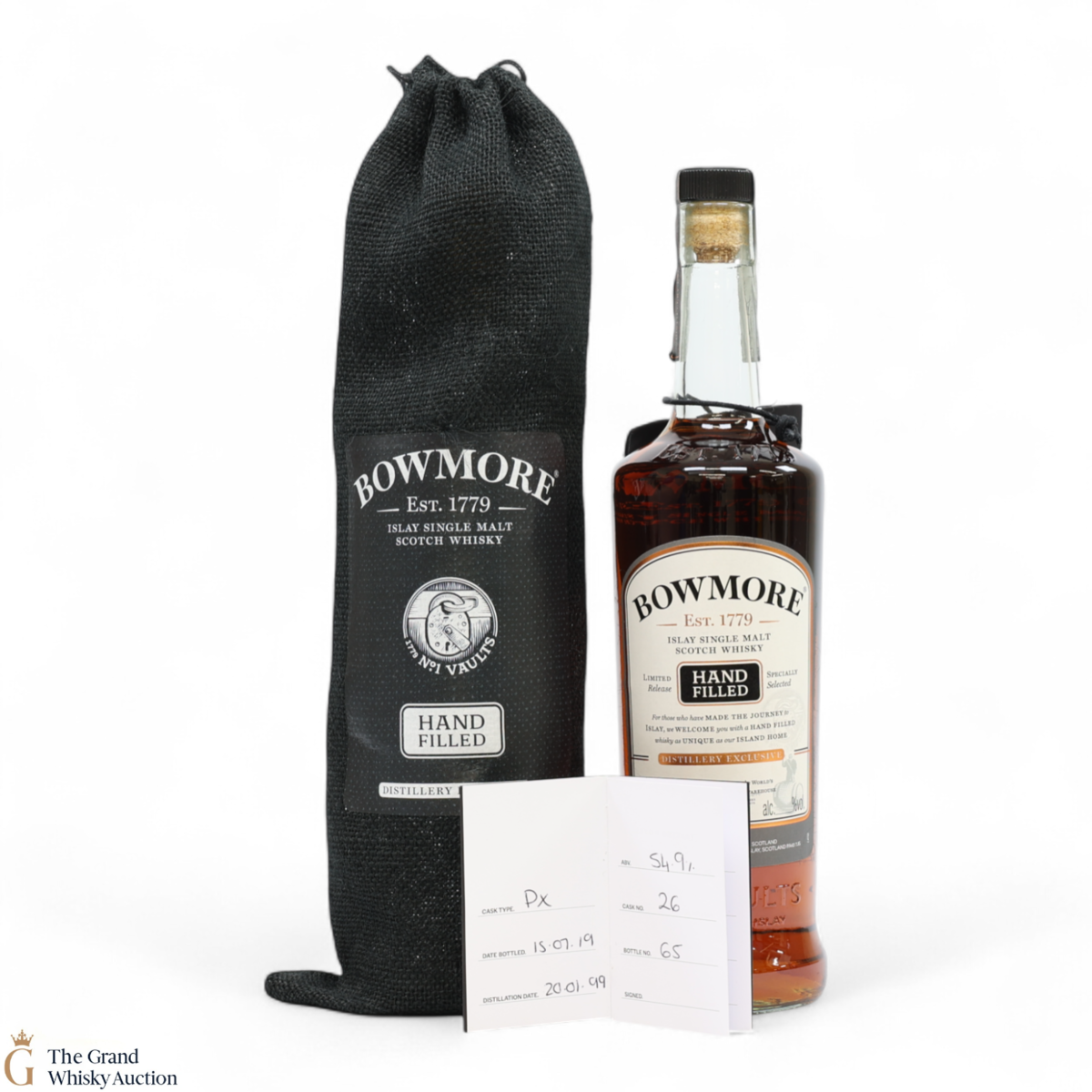 Bowmore - 20 Year Old - 2019 Hand Fill - PX Cask #26