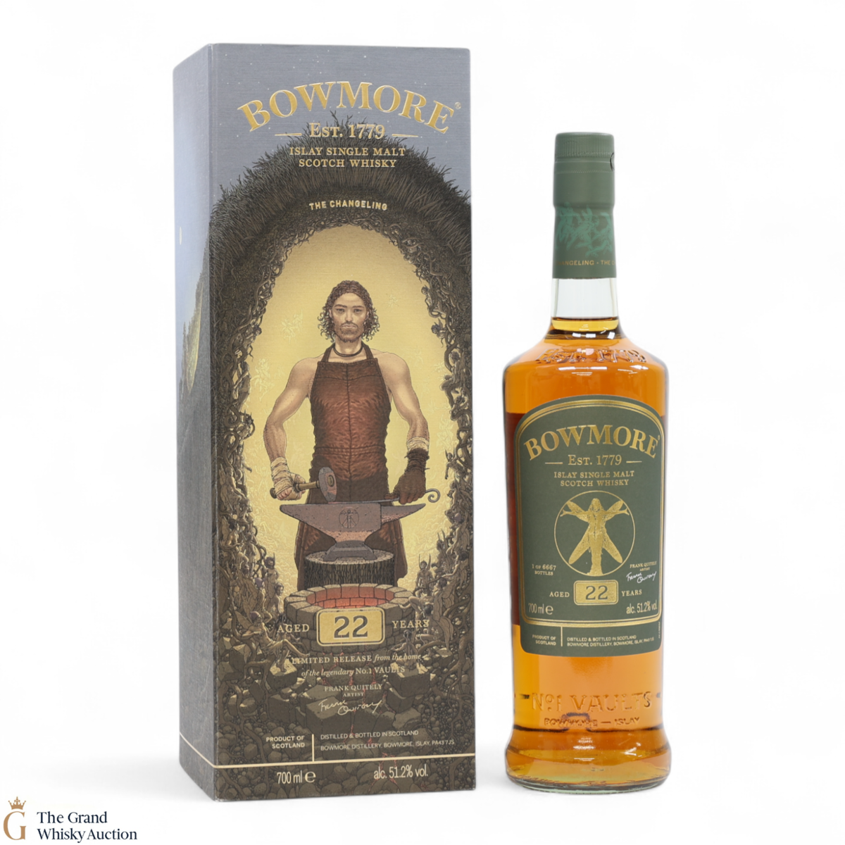 Bowmore - 22 Year Old - Frank Quitely - The Changeling
