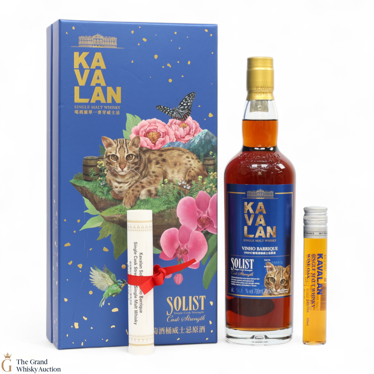 Kavalan - Solist Cask Strength - Vinho Barrique 54.8% (70cl + 5cl)