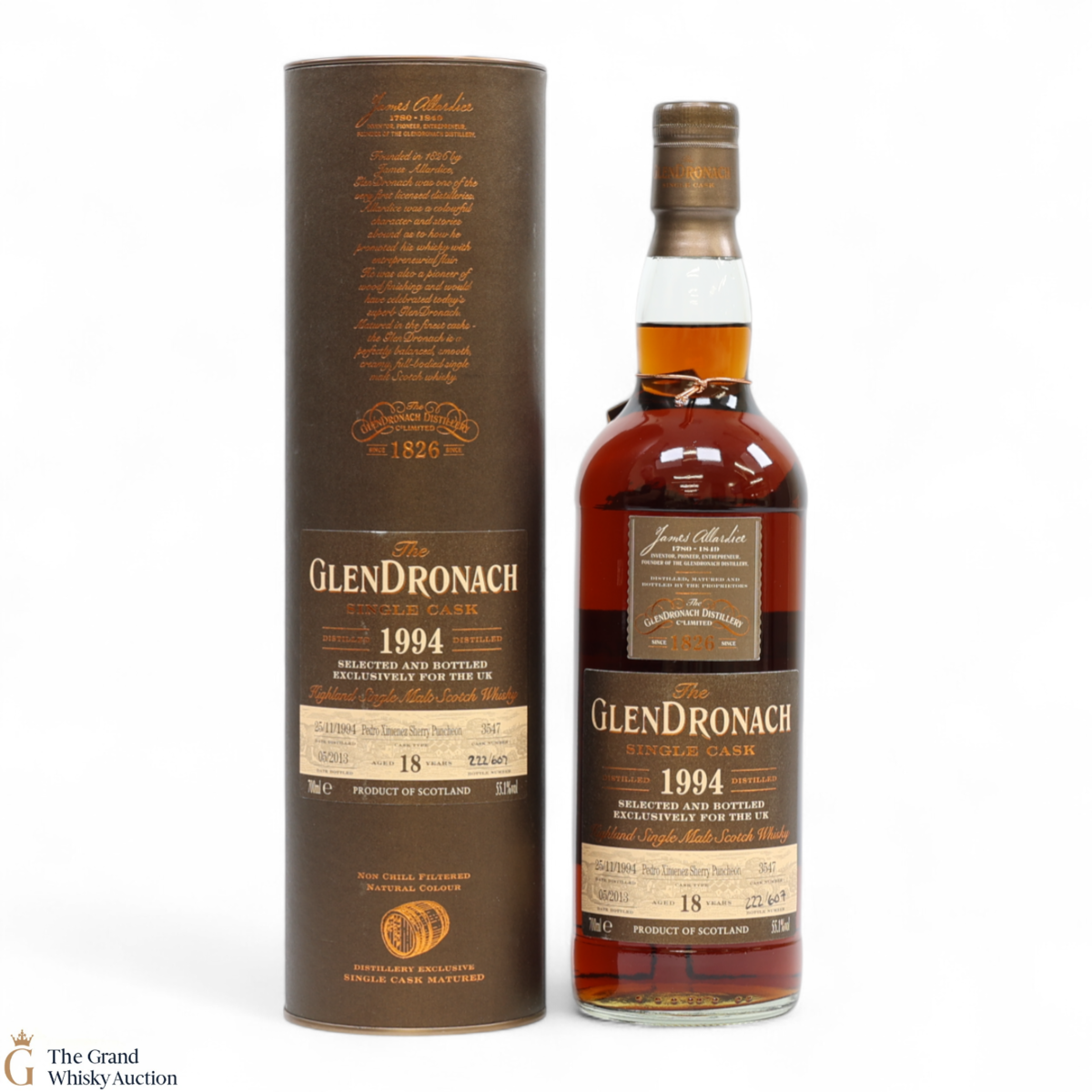 Glendronach - 18 Year Old 1994 - Single Cask #3547 - UK Exclusive