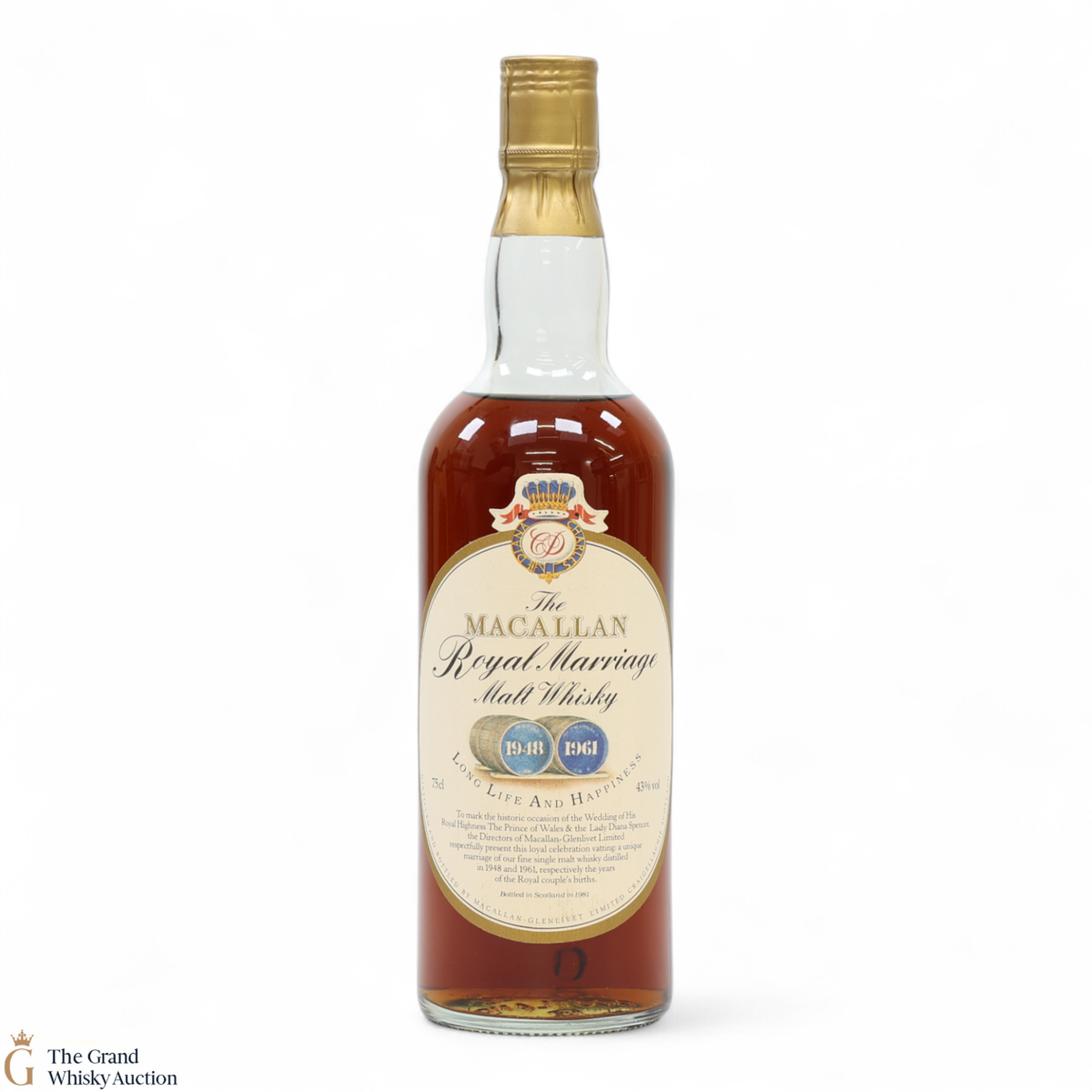 Macallan - 1948 - 1961 Royal Marriage 1981 (75cl)