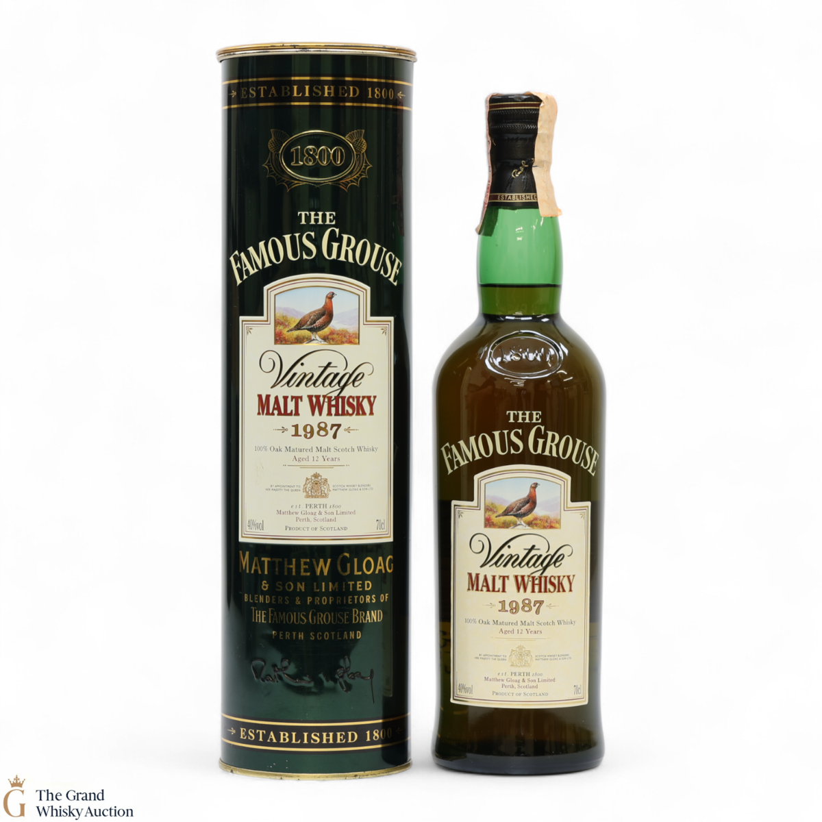 Famous Grouse - 12 Year Old - 1987 Vintage Matthew Gloag