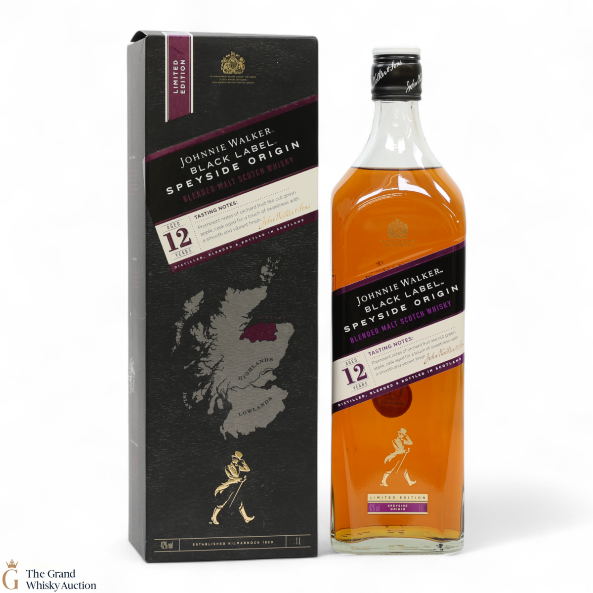 Johnnie Walker - 12 Year Old - Black Label - Speyside Origin (1L)
