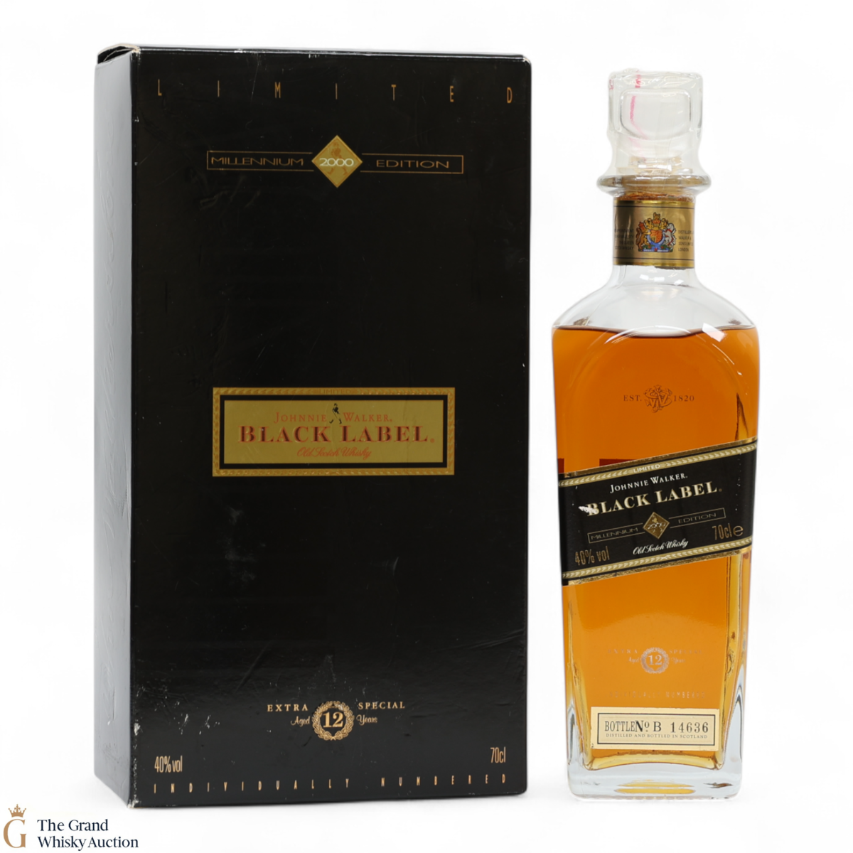 Johnnie Walker - 12 Year Old-  Black Label - Millennium Edition