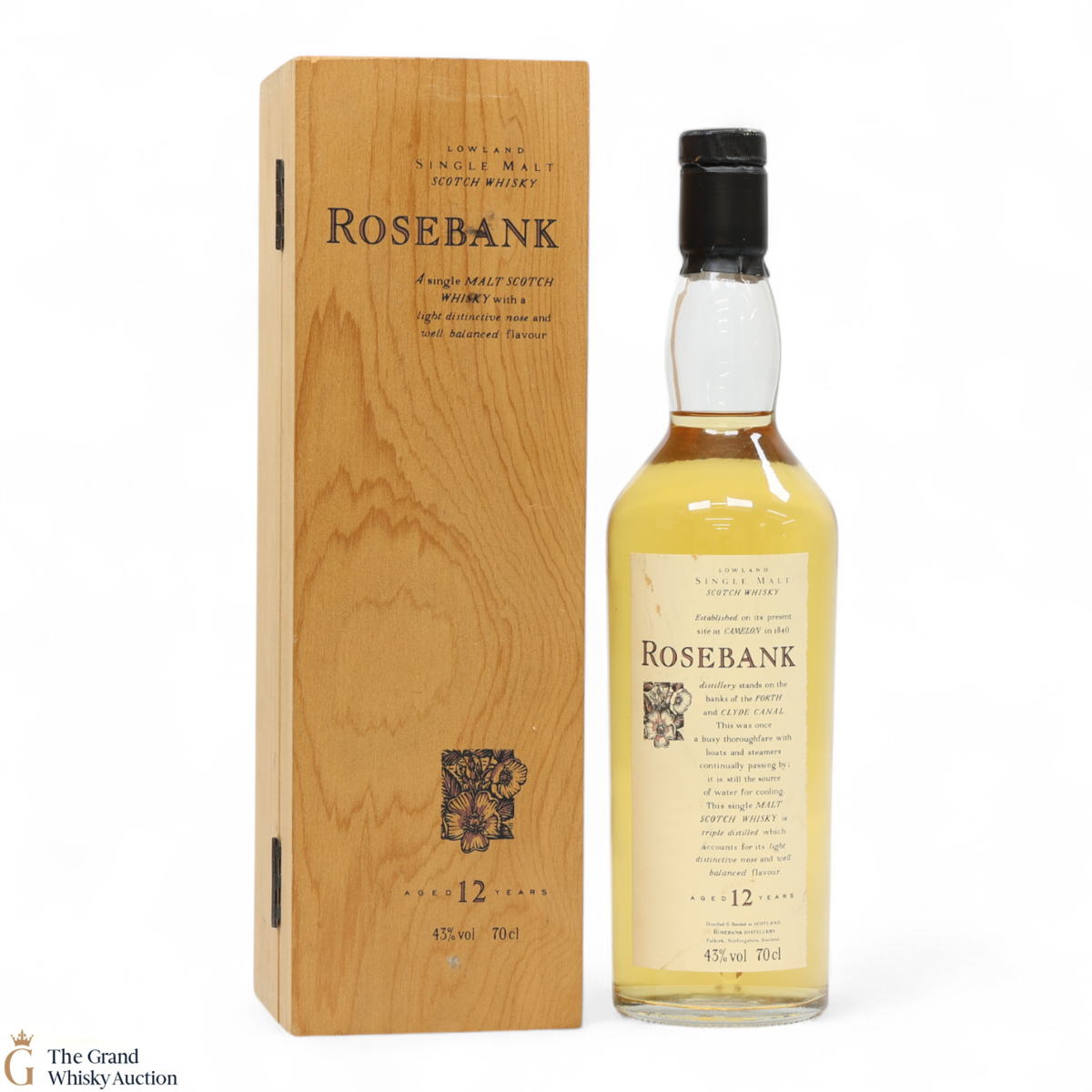 Rosebank - 12 Year Old - Flora and Fauna (Wooden Box)