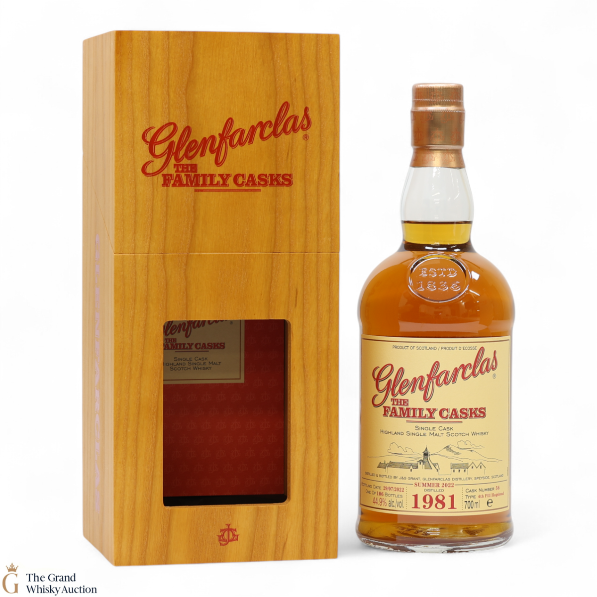Glenfarclas - 1981 Family Cask #56 - Summer 2022