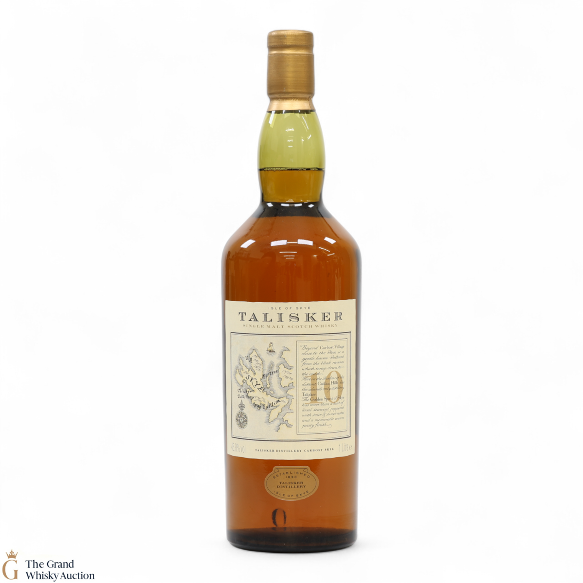 Talisker - 10 Year Old - Map Label 1990s (1L)