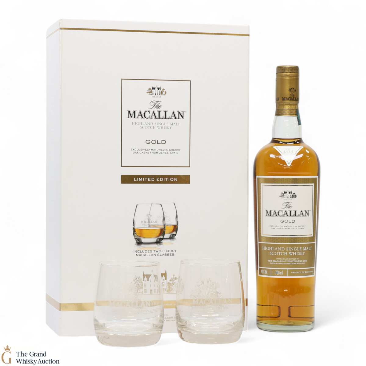 Macallan - Gold (Limited Edition with 2 x Glasses)