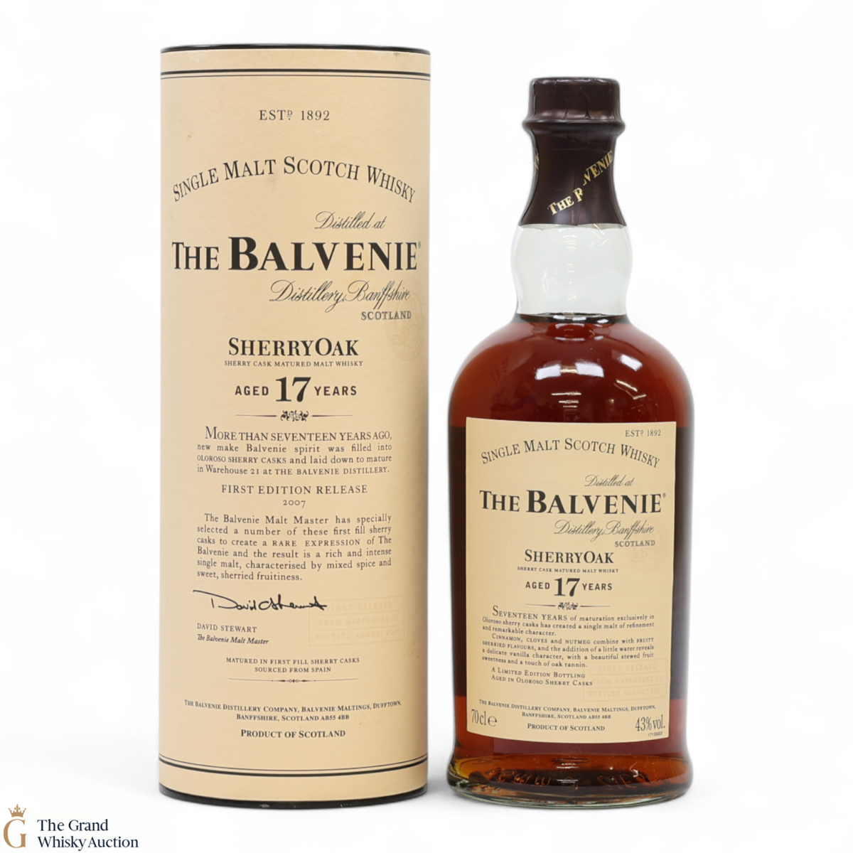 Balvenie - 17 Year Old - Sherry Oak - First Edition