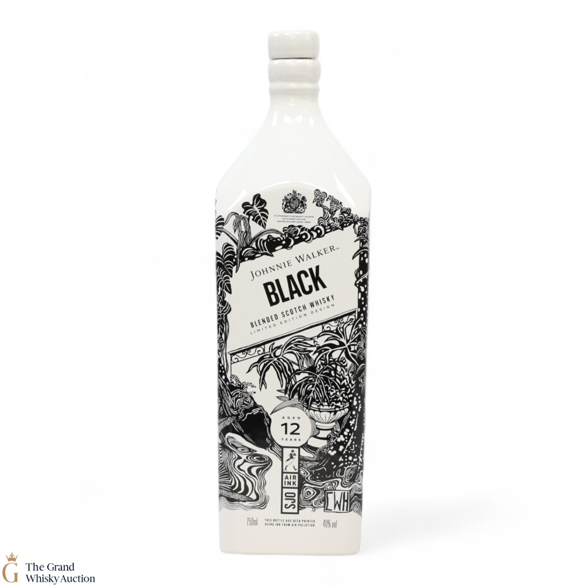 Johnnie Walker - 12 Year Old - Black Label - AIR-INK® San Jose Edition 75cl