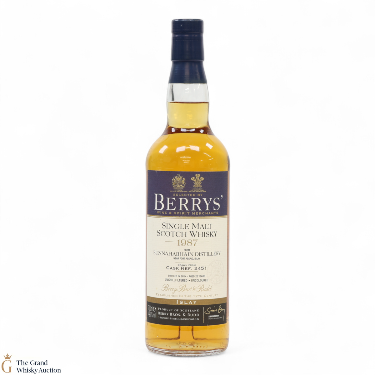 Bunnahabhain - 26 Year Old 1987 #2451- Berry Bros