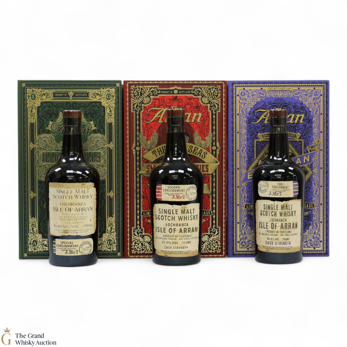 Arran - Smugglers' Series - The Complete Trilogy (3 x 70cl)