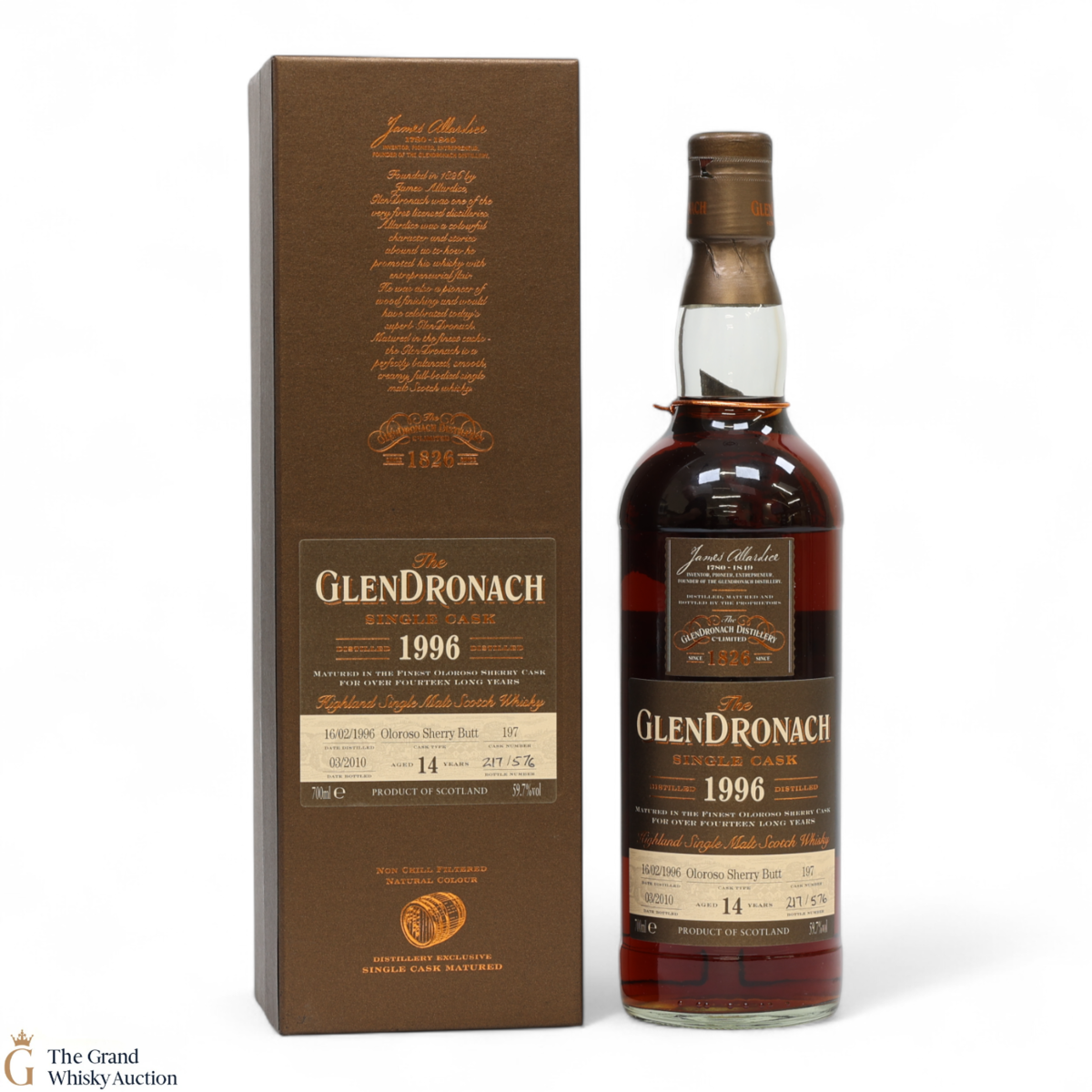 Glendronach - 14 Year Old 1996 - Oloroso Sherry Butt #197