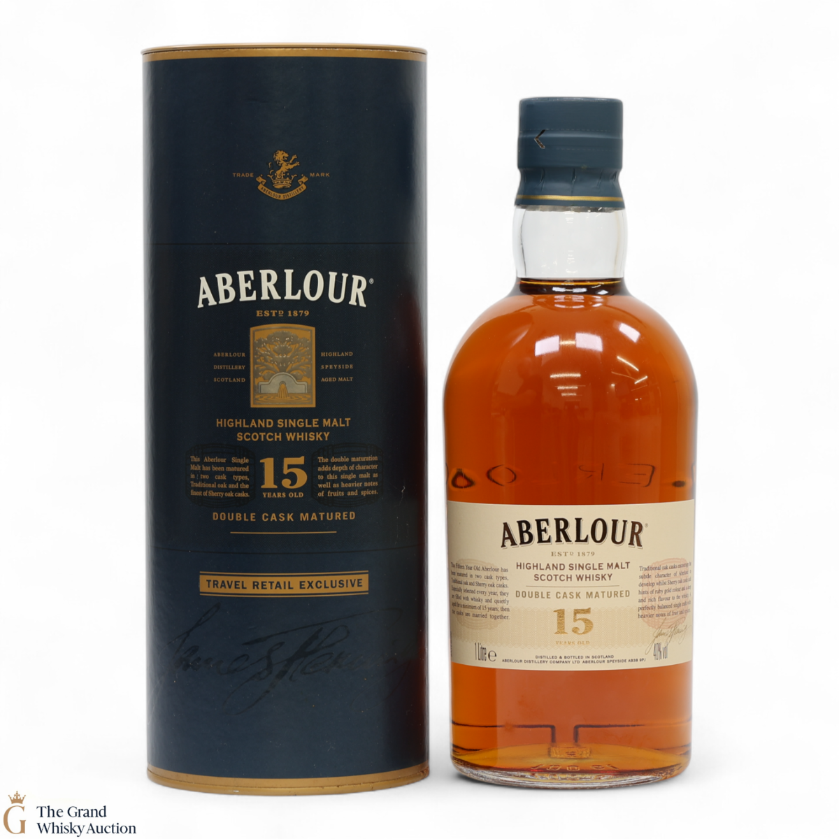 Aberlour - 15 Year Old - Double Cask Matured - 1L Travel Retail Exclusive