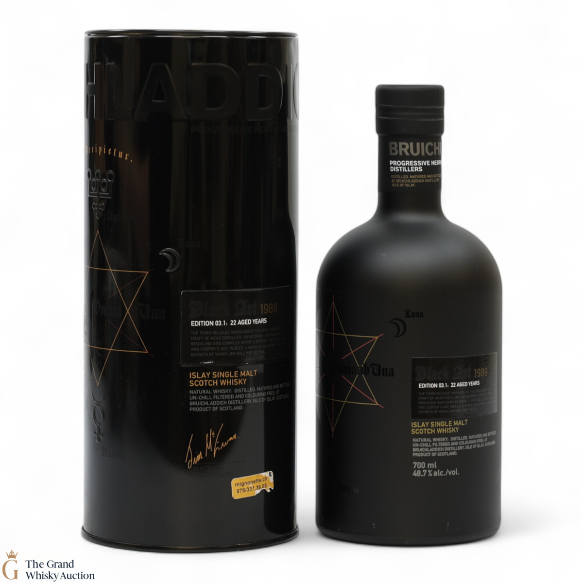 Bruichladdich - 22 Year Old - Black Art - Edition 3.1 1989