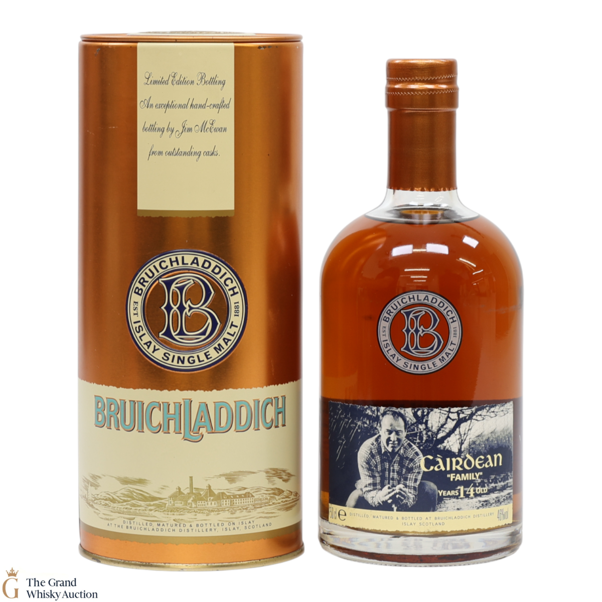 Bruichladdich - 14 Year Old 1989 Valinch - Cairdean 1st Release (50cl) (SIGNED)