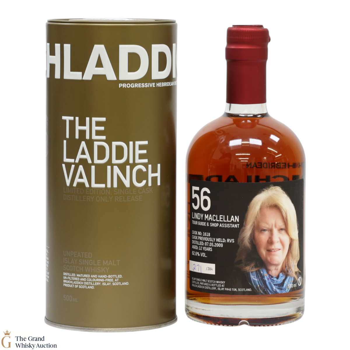 Bruichladdich - 12 Year Old - Valinch 56 - Lindy Maclellan (50cl)