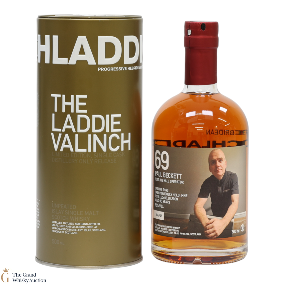 Bruichladdich - 13 Year Old - Valinch 69 - Paul Beckett #3446 (50cl)