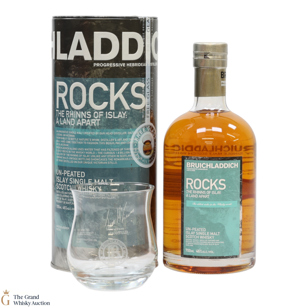 Bruichladdich - Rocks - 3rd Edition (with Glass)