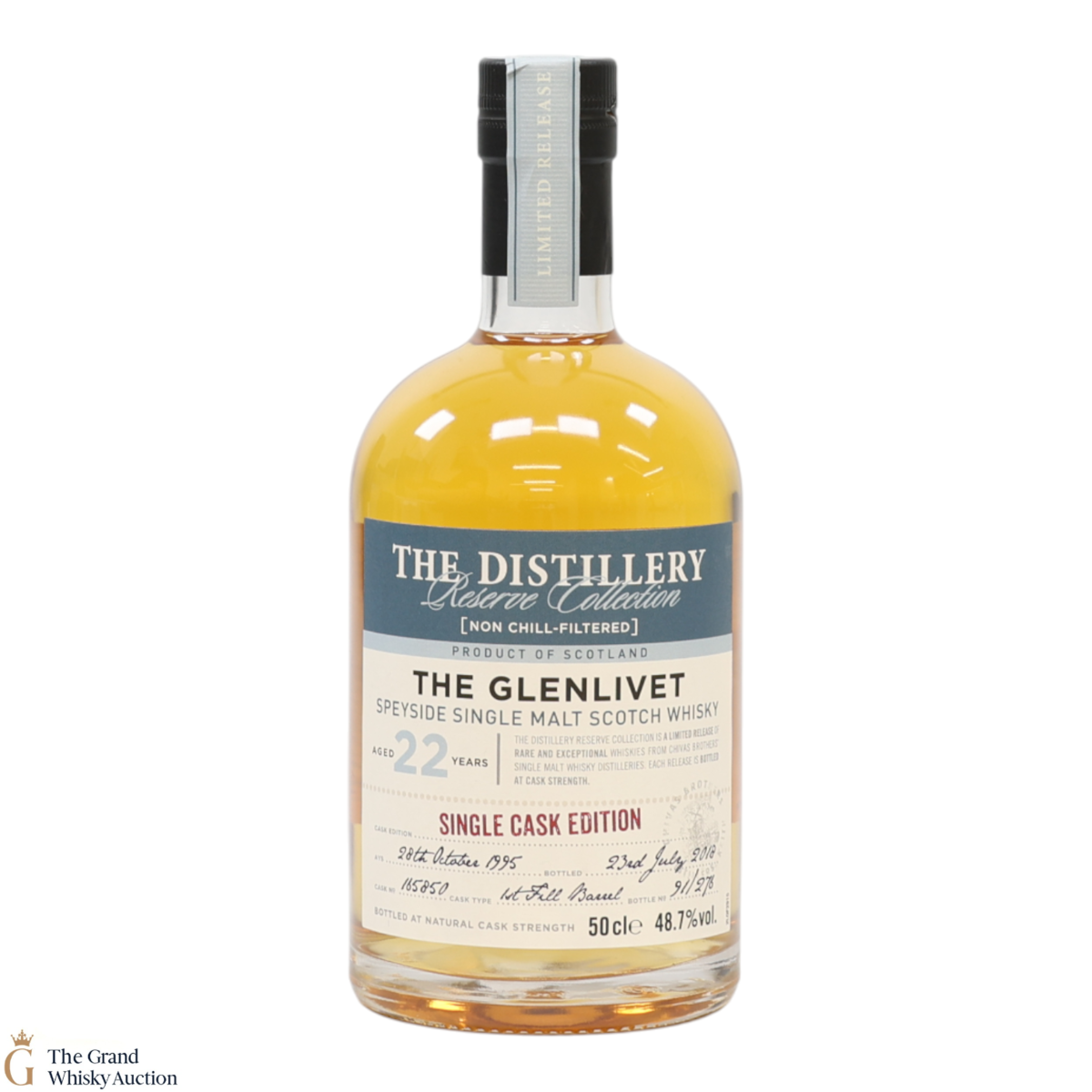 Glenlivet - 22 Year Old 1995 - Single Cask #165850 - Distillery Reserve Collection (50cl)