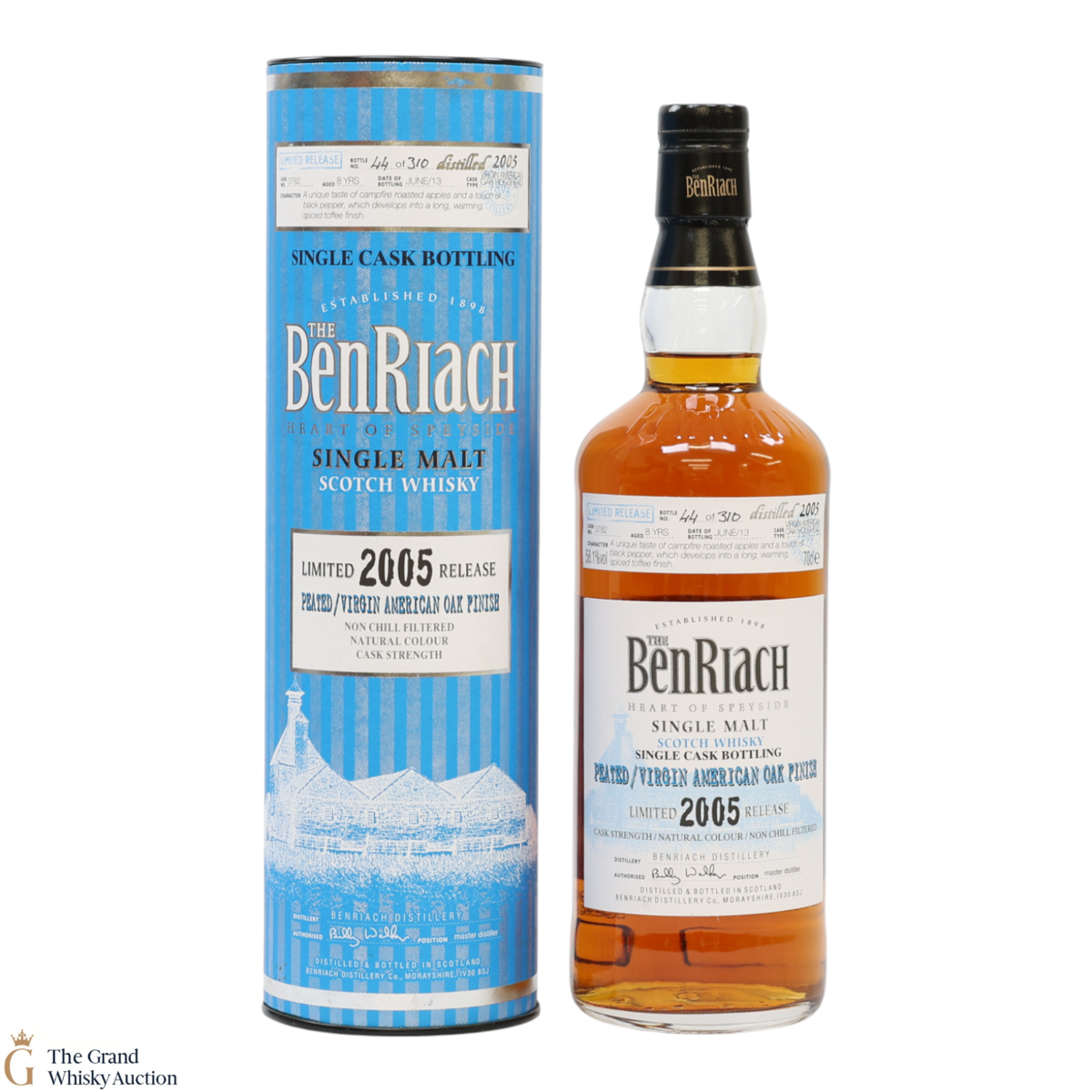 Benriach - 8 Year Old 2005 Single Cask #3782 - Virgin American Oak Finish