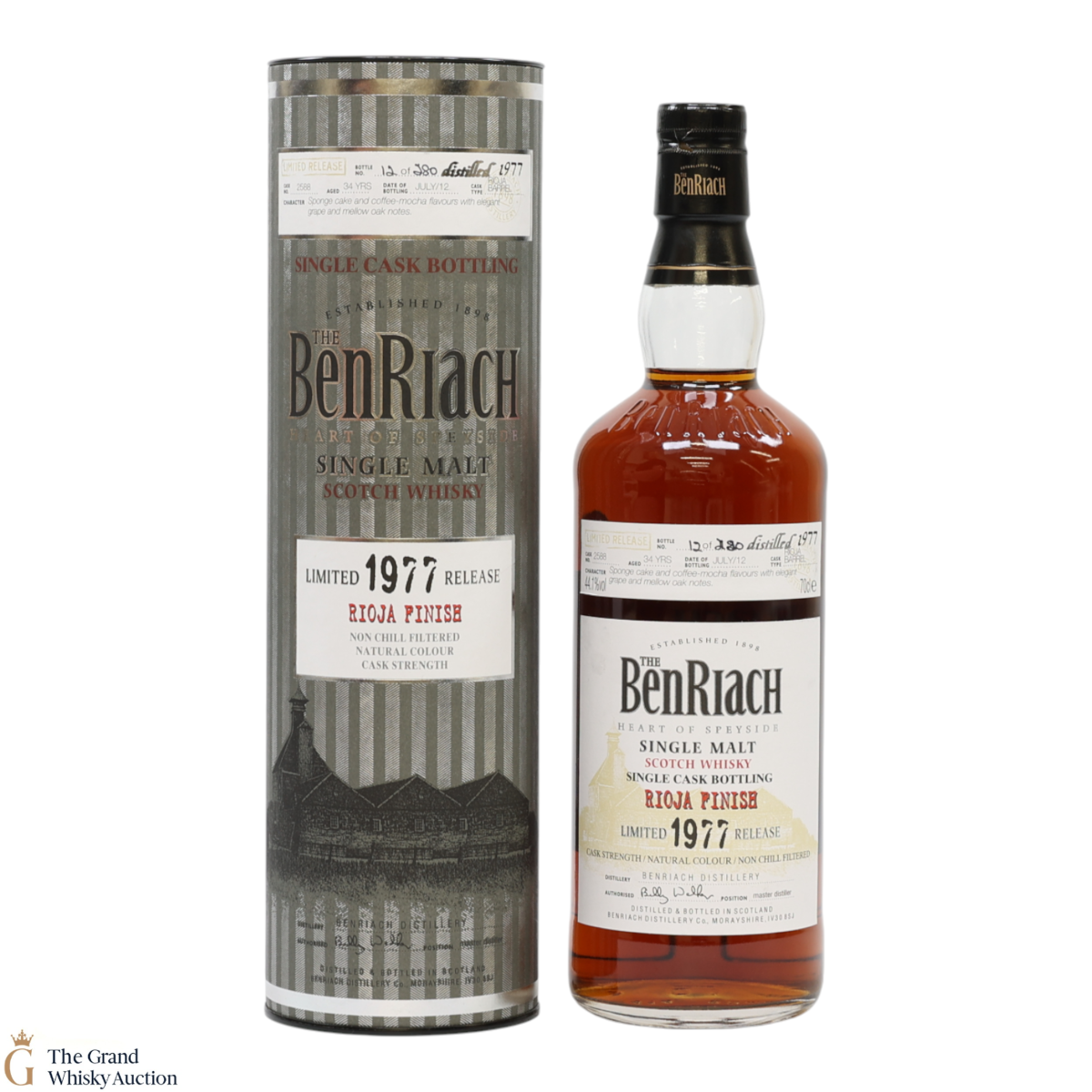 Benriach - 34 Year Old 1977 Rioja Finish #2588