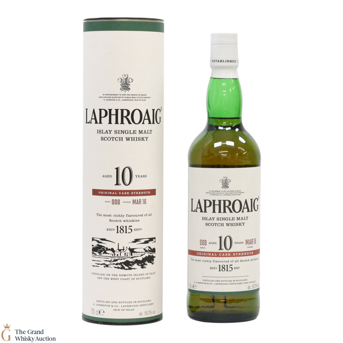 Laphroaig - 10 Year Old - Original Cask Strength Batch #008