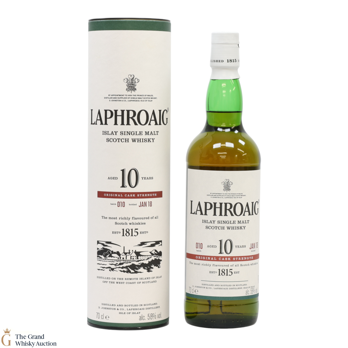 Laphroaig - 10 Year Old - Original Cask Strength Batch #010