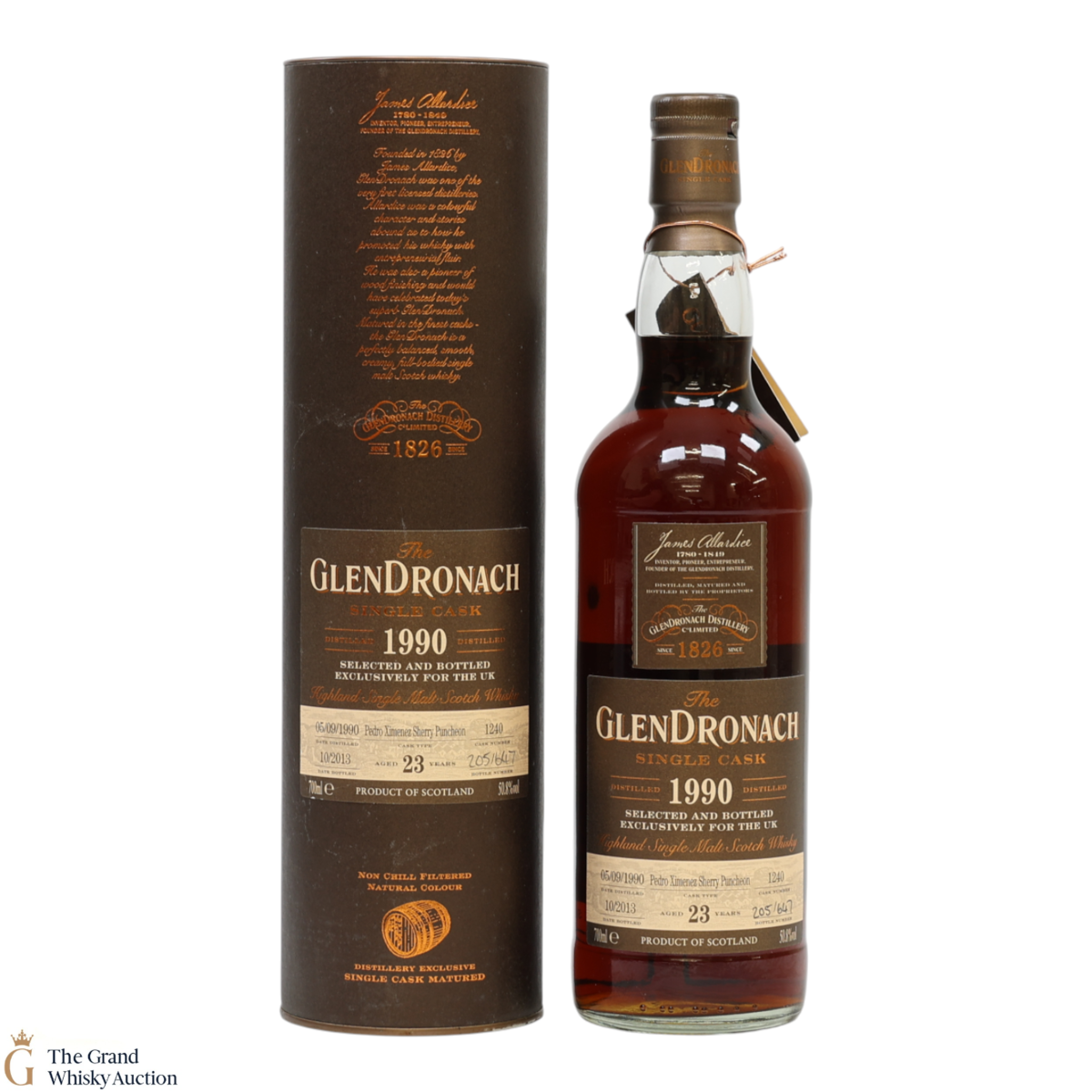 Glendronach - 23 Year Old 1990 - Single Cask #1240 - UK Exclusive