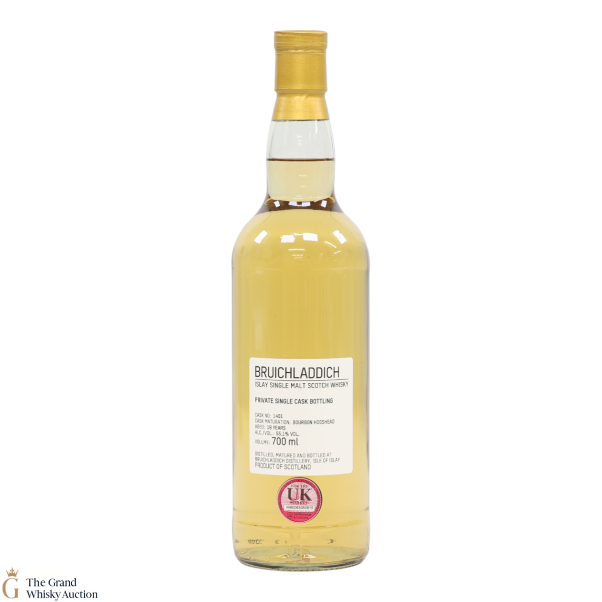 Bruichladdich - 19 Year Old - 1st Fill Bourbon Hogshead #1401 - Private Cask