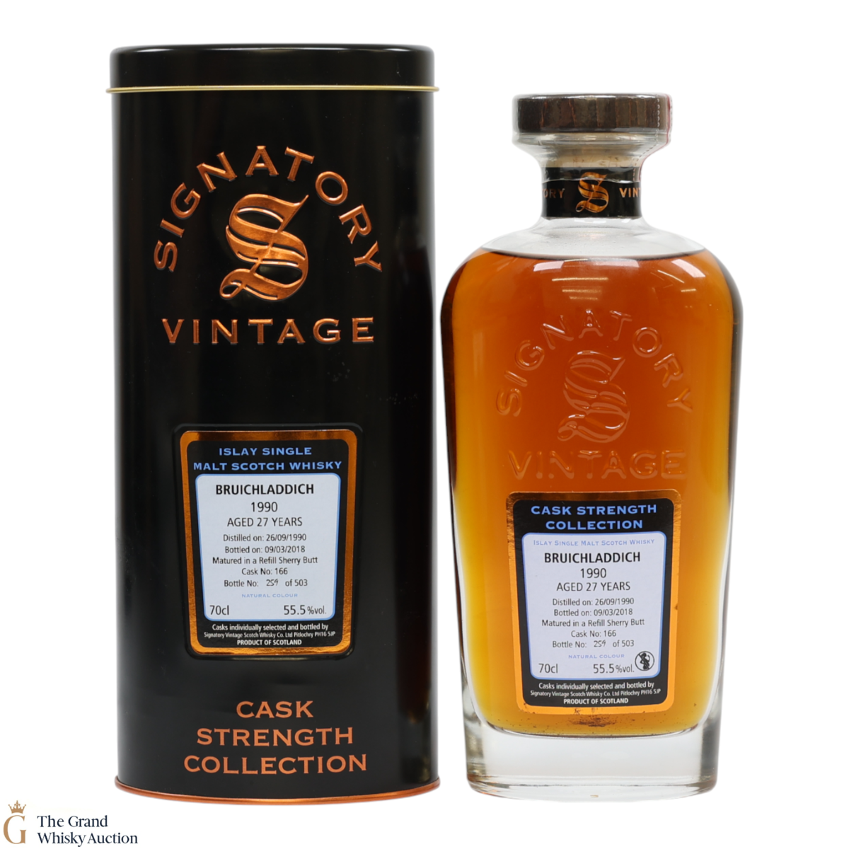 Bruichladdich - 27 Year Old 1990 - Signatory Vintage