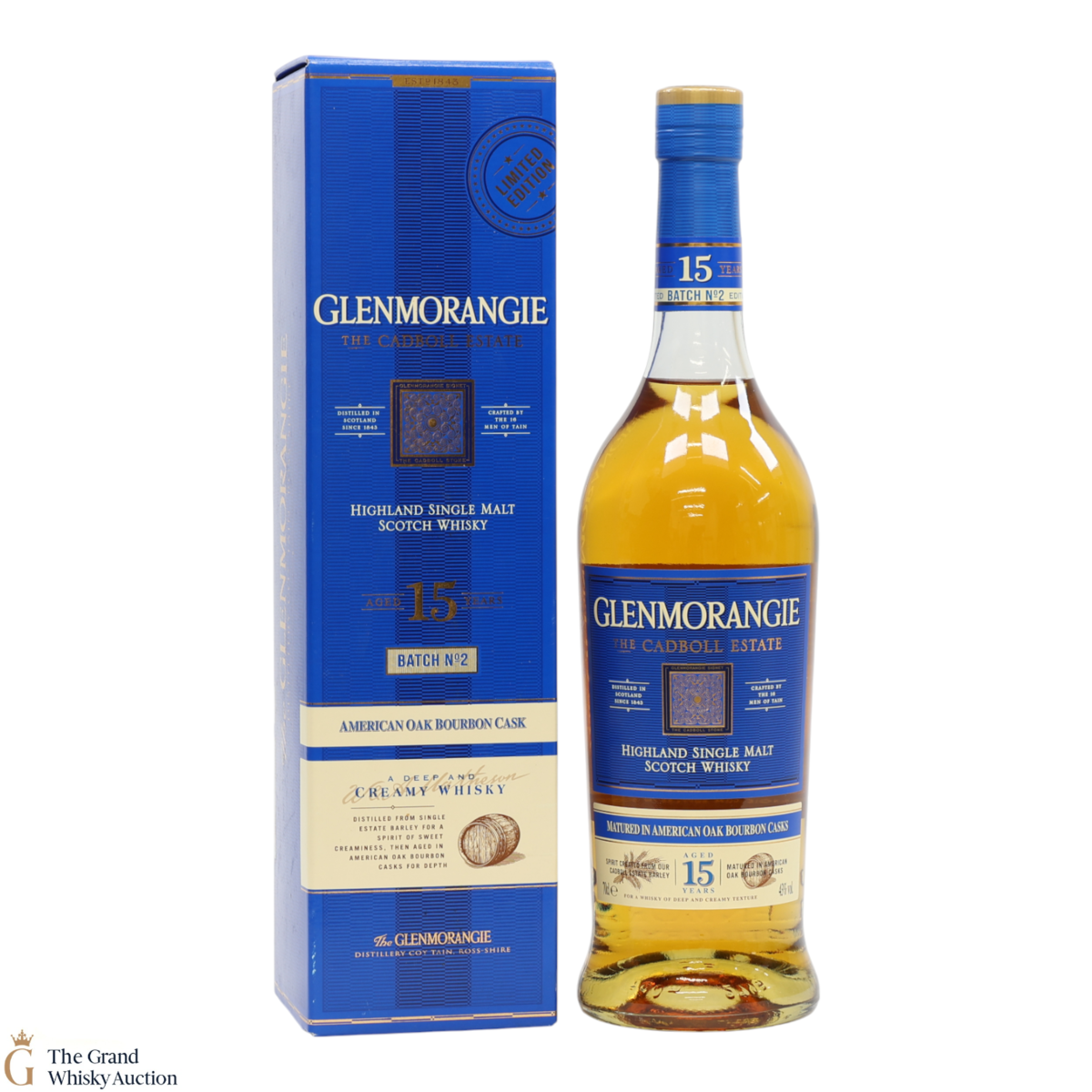 Glenmorangie - 15 Year Old - The Cadboll Estate - Batch 2 