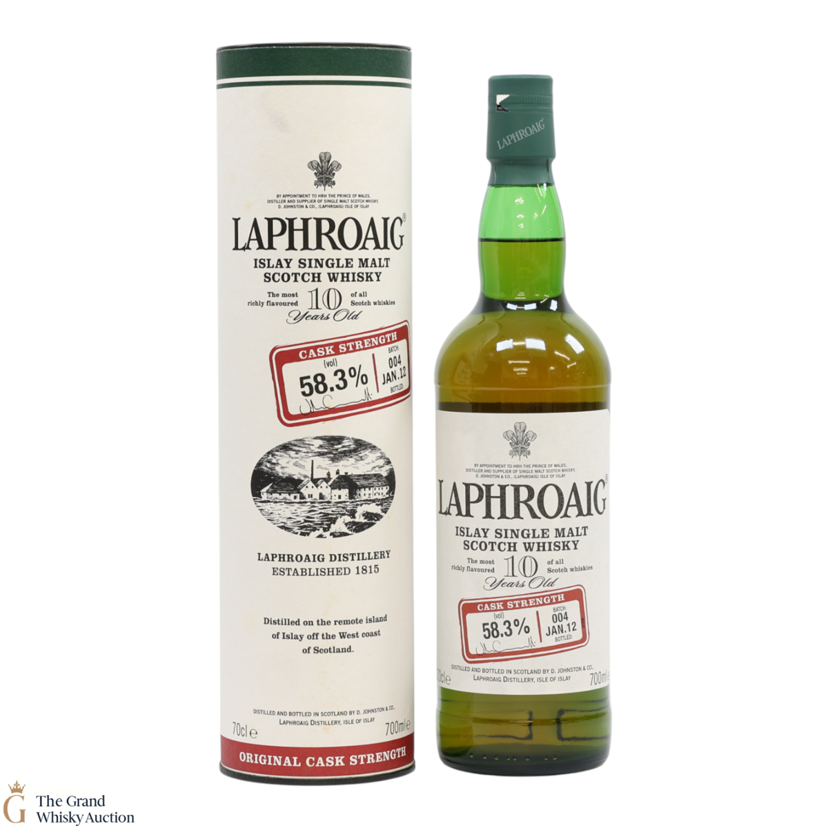 Laphroaig - 10 Year Old - Original Cask Strength Batch #004