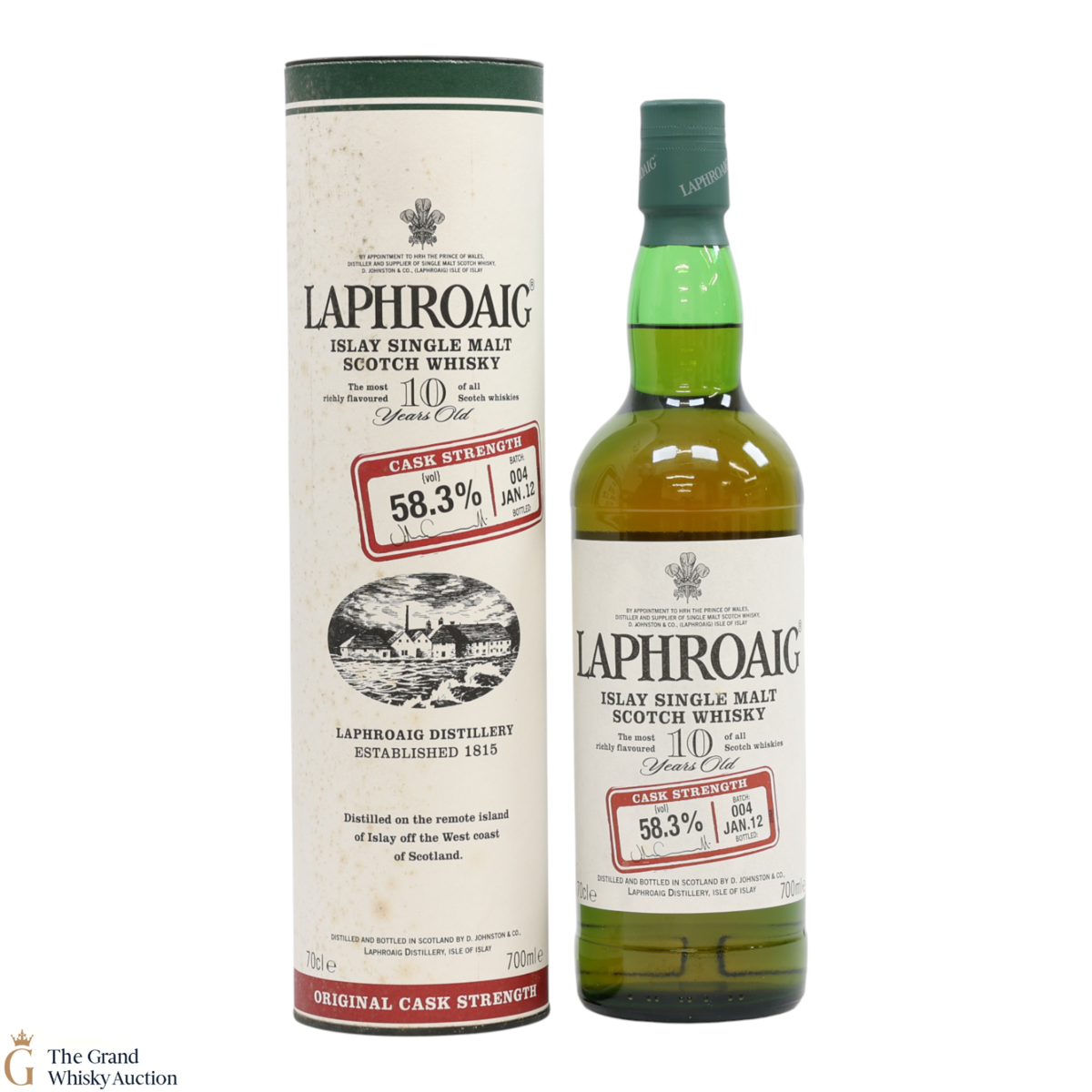 Laphroaig - 10 Year Old - Original Cask Strength Batch #004
