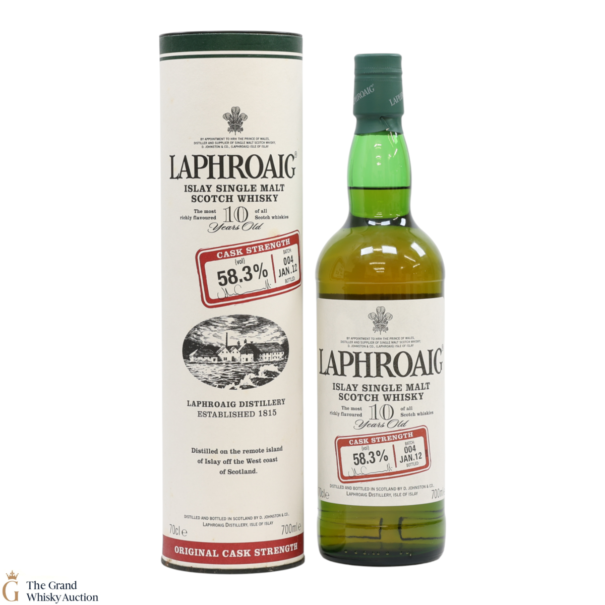Laphroaig - 10 Year Old - Original Cask Strength Batch #004