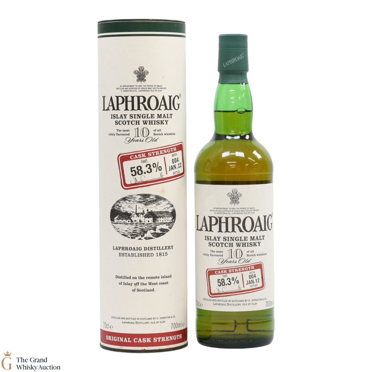 Laphroaig - 10 Year Old - Original Cask Strength Batch #004