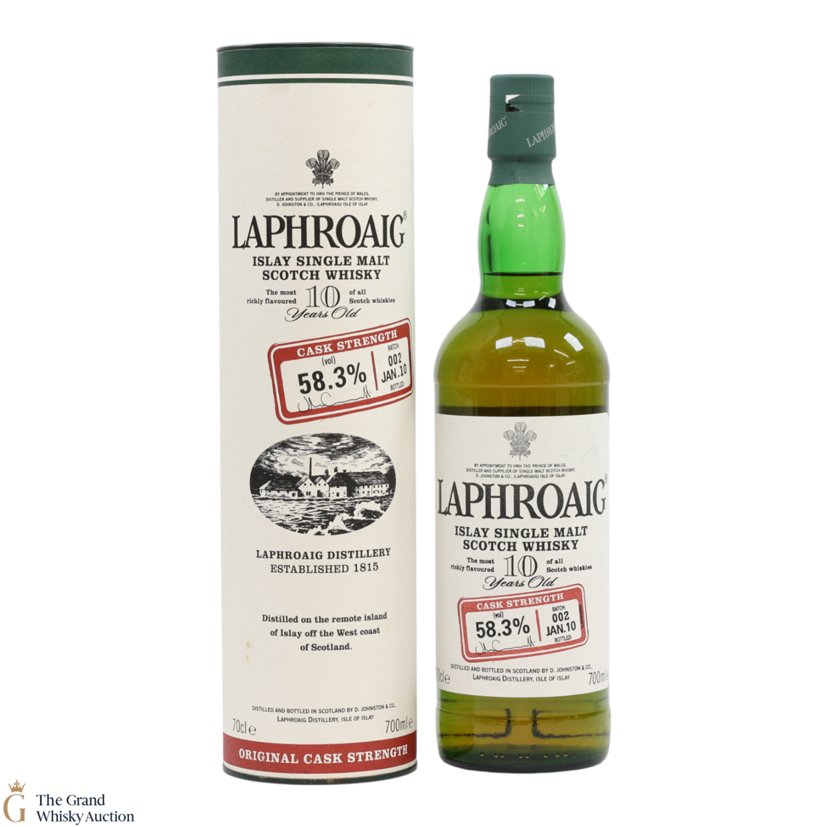 Laphroaig - 10 Year Old - Original Cask Strength Batch #002
