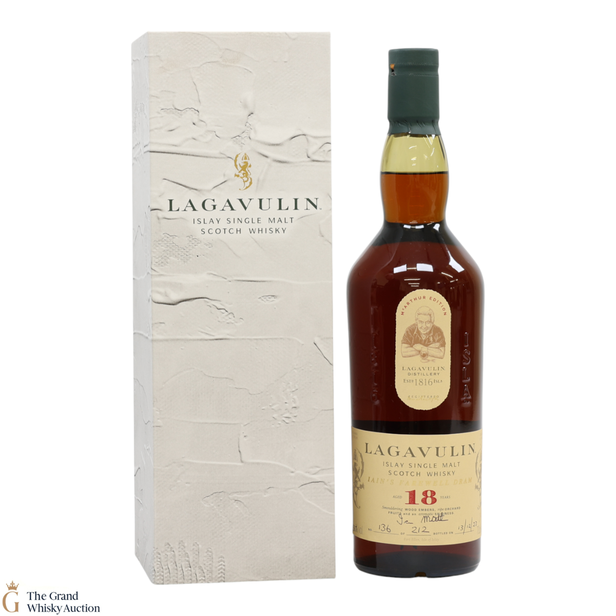 Lagavulin - 18 Year Old - Iain's Farewell Dram (SIGNED)